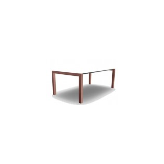 Tischbeine Kastanienbraun